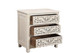 Three Piece White Solid Wood Bedroom Set
