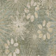 5' X 8' Sage And Beige Floral Washable Indoor Outdoor Area Rug