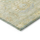 8' X 10' Sage Wheat And Artichoke Green Medallion Washable Indoor Outdoor Area Rug