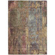 3' X 5' Brown And Blush Abstract Washable Indoor Outdoor Area Rug