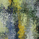 9' X 12' Green Gold And Charcoal Abstract Washable Indoor Outdoor Area Rug