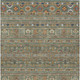 8' X 10' Sage Gold And Copper Tribal Washable Indoor Outdoor Area Rug