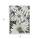 3' X 5' Black Ivory And Gold Floral Washable Indoor Outdoor Area Rug