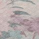 9' X 12' Beige Pink And Ivory Floral Washable Indoor Outdoor Area Rug
