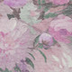 9' X 12' Blush Mauve And Ivory Floral Washable Indoor Outdoor Area Rug