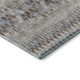 8' X 10' Blue And Gray Ikat Washable Indoor Outdoor Area Rug