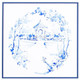 Set Of Two Blue Garden Impress A Gold Framed Wall Art