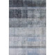 8' X 10' Navy Blue And Ivory Abstract Washable Area Rug With UV Protection