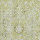 3' X 5' Fern Green And Ivory Oriental Washable Area Rug With UV Protection