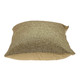 Shimmering Metallic Gold Beaded Luxury Throw Pillow