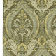 5' X 8' Green And Ivory Floral Washable Area Rug With UV Protection