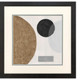 Set Of Two Neutral Stones Brown Framed Wall Art