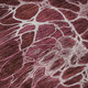 5' X 8' Merlot And Silver Abstract Washable Area Rug With UV Protection
