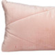 12" X 24" Pink Diamond Velvet Lumbar Throw Pillow