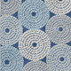 9' X 12' Navy Blue Gray And Beige Geometric Washable Area Rug With UV Protection