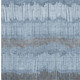 10' X 14' Blue Ivory And Gray Striped Washable Area Rug With UV Protection