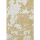 8' X 10' Gold And Beige Abstract Washable Area Rug With UV Protection