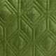 Tufted Diamonds Olive Velvet Accent Pillow