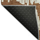 10' X 14' Rust And Beige Striped Washable Area Rug With UV Protection