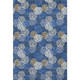 8' X 10' Navy Blue Ivory And Beige Polka Dot Washable Area Rug With UV Protection