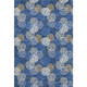 10' X 14' Navy Blue Ivory And Beige Polka Dot Washable Area Rug With UV Protection