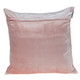 20" Pink Cotton Blend Throw Pillow