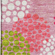 5' X 8' Pink Green And Ivory Polka Dot Washable Area Rug With UV Protection