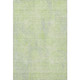 3' X 5' Lime Green And Gray Geometric Washable Area Rug With UV Protection