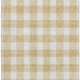 8' X 10' Gold And Ivory Plaid Washable Area Rug With UV Protection