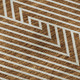 10' X 14' Terra Cotta And Ivory Geometric Washable Area Rug With UV Protection