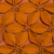 18" Orange Cotton Throw Pillow