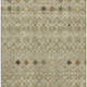 9' X 12' Sage Beige And Gold Southwestern Washable Area Rug With UV Protection