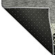 10' X 14' Black Ivory And Beige Geometric Washable Area Rug With UV Protection