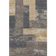10' X 14' Coffee Gold And Ivory Geometric Washable Area Rug With UV Protection