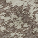 3' X 5' Brown And Beige Abstract Washable Area Rug With UV Protection