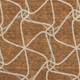 8' X 10' Rust And Ivory Geometric Washable Area Rug With UV Protection