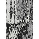 10' X 14' Black Ivory And Gray Abstract Washable Area Rug With UV Protection
