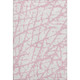 3' X 5' Pink And Ivory Abstract Washable Area Rug With UV Protection