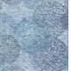8' X 10' Denim Blue And Sky Blue Abstract Washable Area Rug With UV Protection