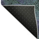 9' X 12' Purple And Green Abstract Washable Area Rug With UV Protection