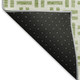 8' X 10' Artichoke Green And Ivory Geometric Washable Area Rug With UV Protection