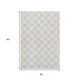 3' X 5' Ivory And Beige Polka Dot Washable Area Rug With UV Protection