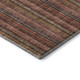 5' X 8' Blush Purple And Orange Striped Washable Area Rug With UV Protection