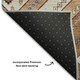 10' X 14' Copper Beige And Gray Tribal Washable Area Rug With UV Protection
