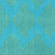 3' X 5' Aqua And Lime Green Geometric Washable Area Rug With UV Protection
