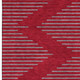 5' X 8' Red And Gray Geometric Washable Area Rug With UV Protection