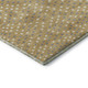 5' X 8' Gold Ivory And Gray Polka Dot Washable Area Rug With UV Protection