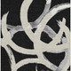 10' X 14' Black Ivory And Gray Abstract Washable Area Rug With UV Protection