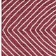 8' X 10' Burgundy And Ivory Geometric Washable Area Rug With UV Protection