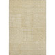 3' X 5' Wheat And Ivory Geometric Washable Area Rug With UV Protection